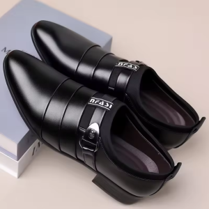 Classic Leather Shoes for Men Black